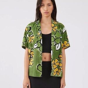 NWT BDG UO Linen Top